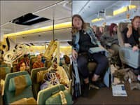 Desivé svedectvá z lietadla, ktoré zasiahli extrémne turbulencie! VIDEO Vymrštenie do stropu, všade krv a chaos