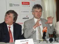 Doc. MUDr. Jozef Mikloško, PhD a Július Hron