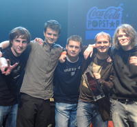 Víťaz súťaže Coca-Cola PopStar 2007 skupina Peoples
