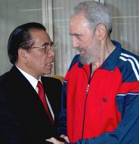 Fidel Castro a Hugo Chávez