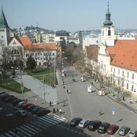 Námestie SNP v Bratislave.