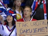 Fanúšikovia sa lúčia so slovenskou reprezentáciou.