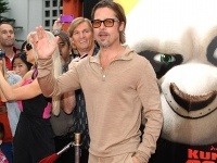 Brad Pitt na premiére Kung Fu Panda 2