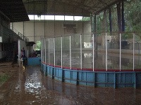  Zimný štadión je po roku opäť pod vodou