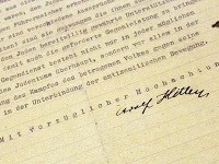 Hitler sa v liste vyslovuje za odstránenie židov