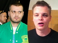 Patrik Rytmus Vrbovský (vľavo) vraj zaútočil na moderátora Kazmu. Ten nám poslal do redakcie záber, na ktorom má doráňanú tvár (vpravo).
