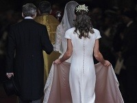 Pippa Middleton na Katinej svadbe ako družička