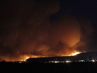Požiar pri meste Los Alamos