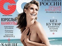 Heidi Klum hore bez na titulke ruského magazínu GQ