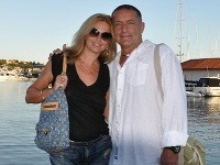 Monika a Fedor Flašíkovci trávia dovolenku v Chorvátsku na svojej jachte. 