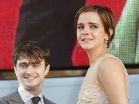 Dojatá Emma Watson a Daniel Radcliffe na premiére záverečnej časti ságy o Harrym Potterovi
