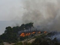 Požiar na ostrove Brač