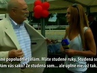 Erika Judínyová v rozhovore s prezidentom Ivanom Gašparovičom. Erika Judínyová v rozhovore s prezidentom Ivanom Gašparovičom.