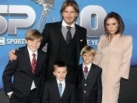Beckhamovci so synmi Brooklynom, Cruzom a Romeom