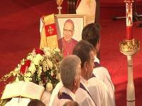 Pohreb biskupa Baláža