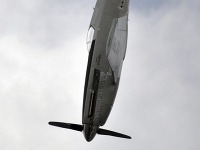 Lietadlo P-51 Mustang tesne pred zrútením