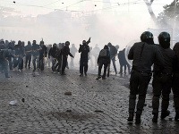 Protesty v Ríme