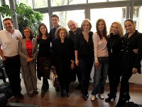 Herci z Ordinácie na nedávnom posedení, kde ich informovali o ďalšom osude seriálu.