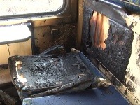 Na humenskej stanici zhorel interiér ležadlového vagónu. Včasným zásahom hasiči zabránili požiaru celého ležadlového vagóna.    