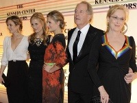 Meryl Streep s manželom a tromi dcérami