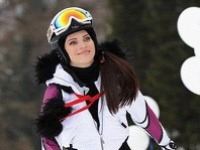 Andrea Verešová si namiesto na charitatívnu akciu vyrazila do lyžiarskeho strediska. 