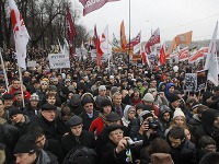 Protivolebné protesty v Moskve