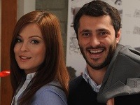 Elena Podzámska sa predstaví v seriáli Druhý dych. Na snímke s hereckým kolegom Braňom Deákom.