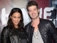 Paula Patton s manželom Robinom Thicke