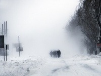 Snehová búrka v Rumunsku