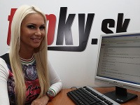 Playmate Andrea Járová na online rozhovore.