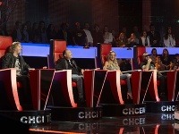 Štyria porotcovia v šou Hlas Česko Slovenska.