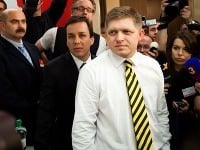 Robert Fico v centrále strany Robert Fico v centrále strany