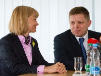 Robert Fico a Zuzana Zvolenská Robert Fico a Zuzana Zvolenská