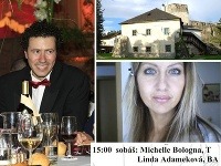 Michele Bologna sa oženil s Lindou Adamekovou. Hostina sa konala na hrade v Liptovskom regióne. 