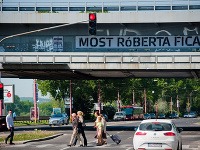 Bratislavský Nový most: Most Roberta Fica! 