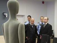 Anders Behring Breivik na súde