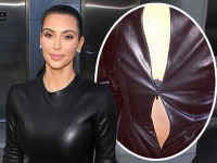 Kyprá Kim Kardashian nevošla do tesných šiat - tie sa nej doslova rozpadli.