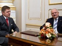 Robert Fico a Ivan Gašparovič Robert Fico a Ivan Gašparovič