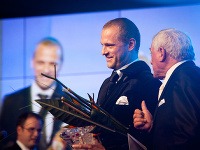 Marián Gáborík si v sobotu prevzal cenu pre najlepšieho útočníka. 