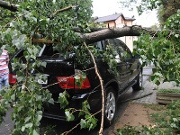 Letná búrka spôsobila rôzne škody