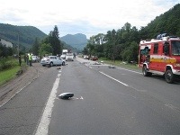 Dopravná nehoda pri Dolnej Vsi