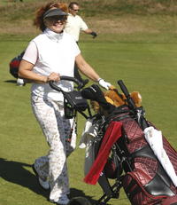 Herečka Kamila
Magálová bola
s úrovňou turnaja
nadmieru
spokojná.