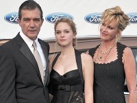 Manželia Antonio Banderas a Melanie Griffith s dcérou Stellou