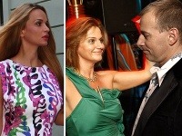 Boris Kollár oslavoval narodeniny spoločne s Monikou Beňovou. Jeho partnerka Andrea Heringhová (vľavo) je tehotná, zostala preto doma. 