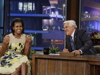 Jay Leno a Michelle Obama v jeho show