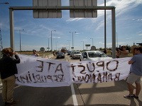 Blokáda na hraničnom priechode Jarovce - Kittsee za účelom vyšetrenia kauzy Gorila