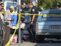 Policajný kapitán George Rodriguez povedal, že voz narazil do skupinky dospelých a detí pri pouličnom predavačovi. 