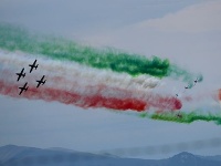 Talianska akrobatická formácia Frecce tricolori