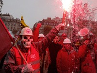 Protesty proti nezamestnanosti vo Francúzsku