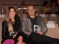 Módnu šou si nedal ujsť ani podnikateľ Boris Kollár. Na podujatie vzal dcéru expartnerky Petry Krištúfkovej Vanesu.